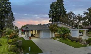 Single‑story home in the Monarch subdivision of Mission Oaks, Camarillo, with a well‑kept front yard, mature tree, and clean stucco exterior on a sunny spring day